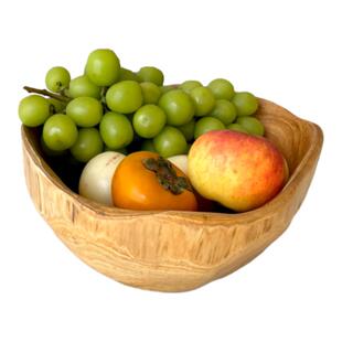 天然实木果盘客厅餐厅桌面装饰摆件不规则原木根雕艺术感木质托盘