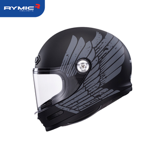 RYMIC睿觅复古巡航全盔摩托车头盔男女机车四季安帽蓝牙槽3C认证
