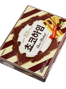 零食克丽安榛子瓦饼干大盒284g