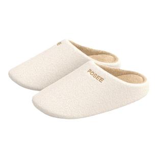 朴西新款秋冬季情侣拖鞋女家居家用静音防滑保暖棉拖鞋男软底防臭