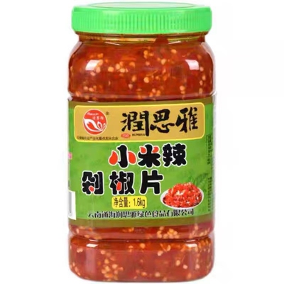 云南通海剁米辣辣椒大瓶装酸辣咸