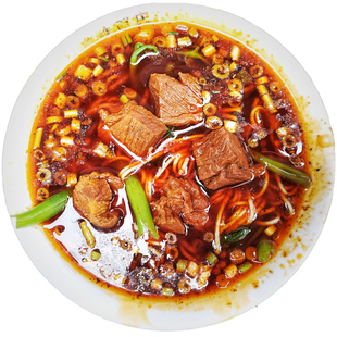 重庆胖妹面庄总店小面50强地道牛肉肥肠非方便面城吃美食代购真空