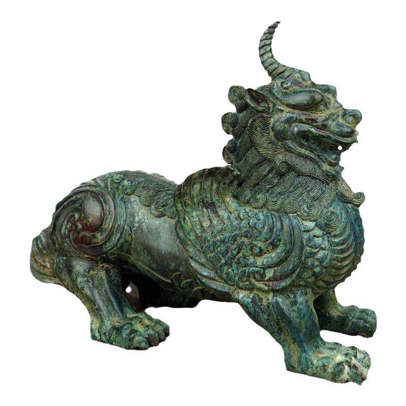 铜貔貅摆件中式古董古玩