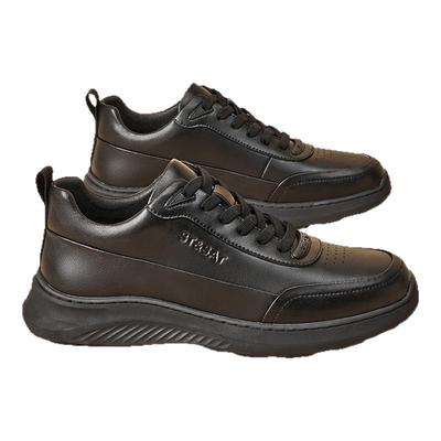 新款时尚潮流休闲鞋男运动皮鞋