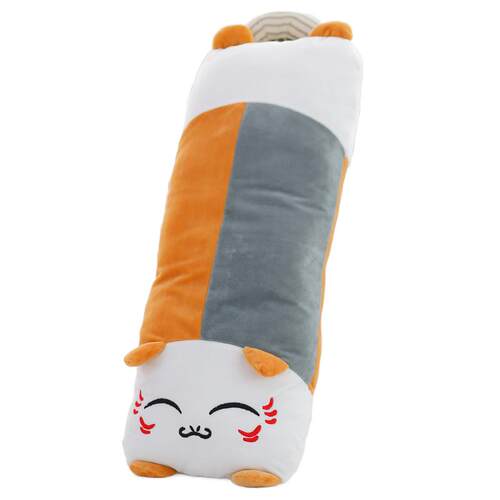 夏目友人帐猫咪老师长条抱枕毛绒玩具公仔睡觉双人枕头靠垫可拆洗