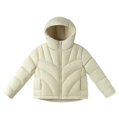安奈儿童装女童短款羽绒服2025冬新款休闲三防宽松时尚厚款保暖
