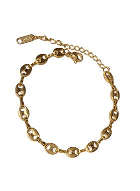 猪鼻子钛钢手链女时尚百搭又气质