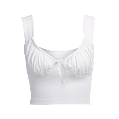 性感吊带小上衣女短款