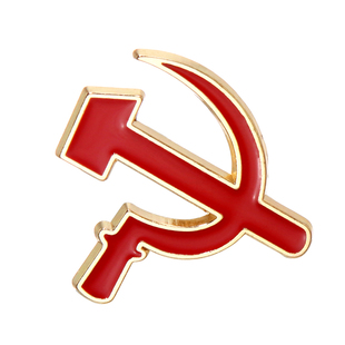 前苏联共产主义红色镰刀锤子稻穗五角徽章航天局CCCP胸针胸章装饰