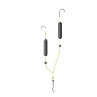 胜丸黑泥反离底子线钩成品双钩欧鲤伊势尼鱼钩反底钓线组防挂底