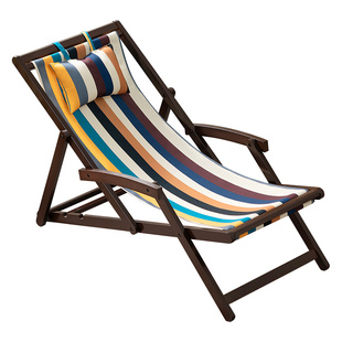 沙滩椅躺椅折叠2025新款午休床帆布户外简约休闲便携懒人可躺可睡