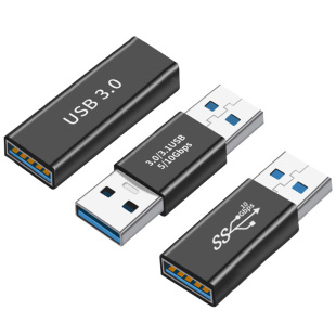 母头USB3.0双头接口公母转换器公头延长数据线公转母笔记本电脑手机充电线转接头车载母口usd母对母两头UBS双