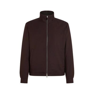 ZEGNA杰尼亚深棕色夹克