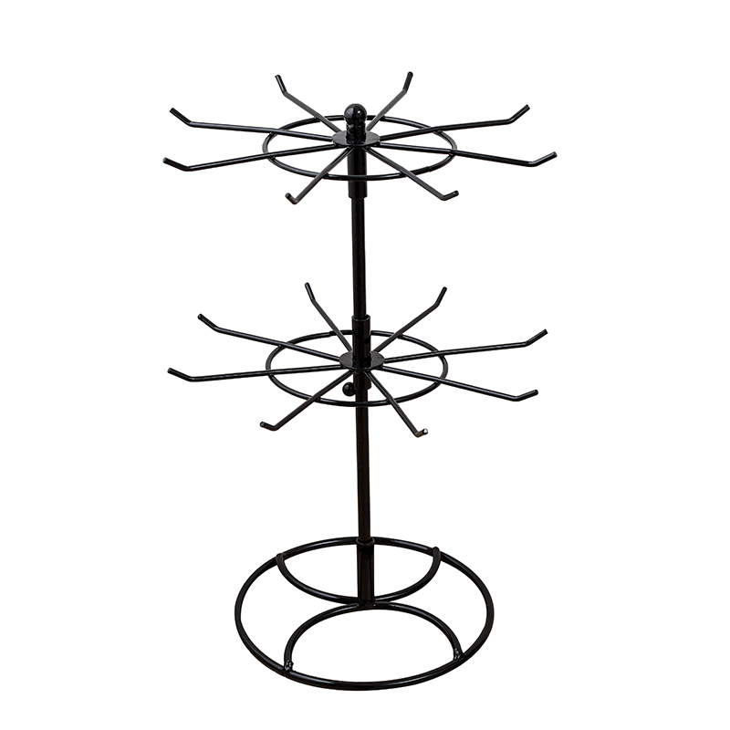 摆摊旋转架桌面小饰品挂架唇膏钥匙扣首饰展示架耳环袜子展示架子
