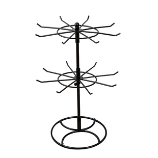 摆摊旋转架桌面小饰品挂架唇膏钥匙扣首饰展示架耳环袜子展示架子