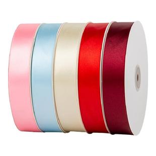 烘焙良品2.5cm纯色蛋糕礼品鲜花束彩带蛋糕盒丝带蝴蝶结定制绑带