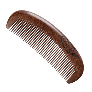 迷你天然桃木梳子便携小随身檀木儿童女孩不伤头发宝宝木头木质梳