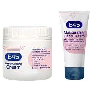 英国E45 大白罐 修护霜保湿面霜干皮敏感肌身体乳秋冬 淡纹护手霜