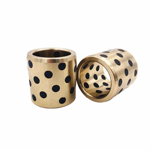 JDB内径40 MM石墨铜套自润滑轴承MPBZ无油衬套高力黄铜耐磨导套