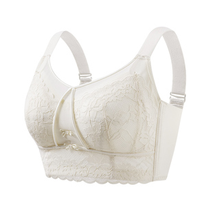 CD杯大胸显小内衣女胖mm上托提拉防下垂聚拢收副乳舒适显瘦文胸罩