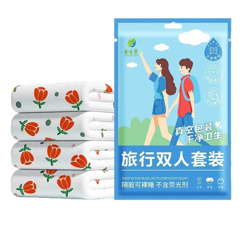 加厚一次性床品四件套独立包装
