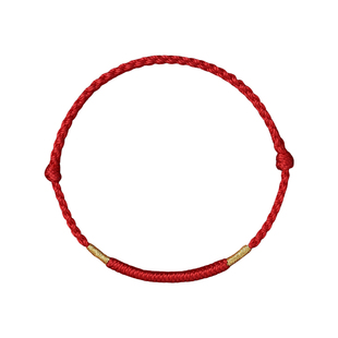 普陀山金刚结红绳手链本命年编织绳脚链2026马年太岁化红手绳脚绳