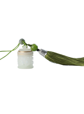 青沉夜光香囊球流苏款