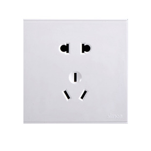 西蒙开关插座官方旗舰店官网E6白色系列86型五孔面板电源simon