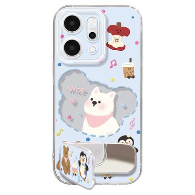 适用opporeno15手机壳女款reno14pro+保护套13全包9pro硅胶8防摔reno7se透明oppo软壳10西高地11外壳狗12好看