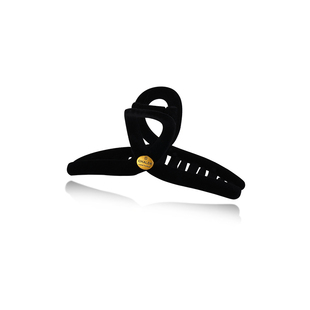 黑色丝绒八字抓夹南瓜发夹女后脑勺2026新款高级感气质大号鲨鱼夹