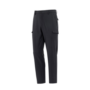 上下衣品秋季新款男士长裤瑞兽深灰色加绒休闲工装裤时尚舒适