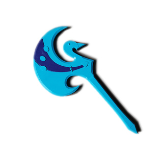 凤皇斧东方铁心神兵小将 cos动漫活动表演拍摄短视频木质武器道具