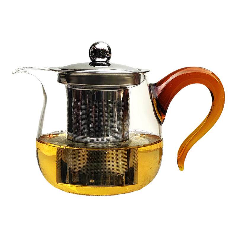 不锈钢过滤泡茶壶茶本堂玻璃