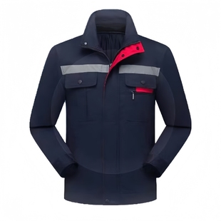 冬季工作服棉衣套装男加绒加厚耐磨保暖防寒汽修厂服劳保棉袄定制