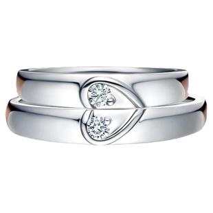 DRBELIEVE我们结婚对戒情侣铂金戒指B03001/B03002