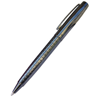 铜杆转动中性笔黑色0.5水笔盒装礼品签字笔可免费刻字LOGO礼品笔