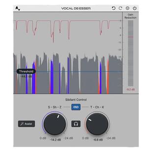 Antares Vocal De-Esser 智能人声去齿音一键去嘶声口水混音插件
