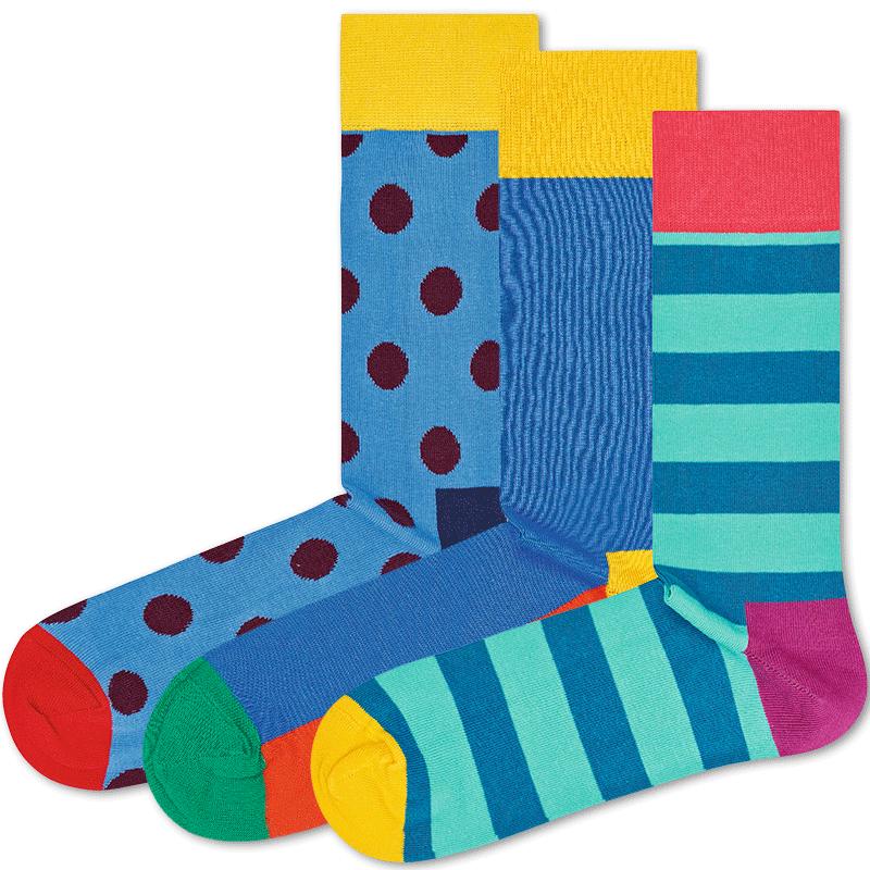HappySocks潮牌HS系列棉袜子女ins潮春夏季可爱中筒袜长袜网红款