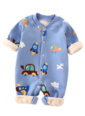 牛奶丝爬服BONGDR爬服加绒厚秋冬