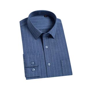 【亲肤保暖】男士衬衫春秋新款商务休闲衬衫抗皱免烫通勤职业衬衣