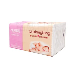 心相逢妈咪抽纸包原生木浆婴儿实惠装加厚家用卫生纸一提8包纸巾