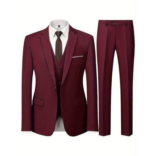 E 92445 Men's Slim Fit Blazer 男士休闲西服 亚马逊欧美跨境