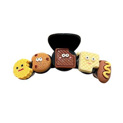 发夹女大号发量大鲨鱼夹气质发卡