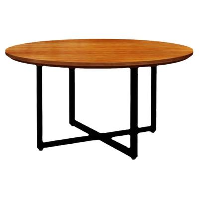 北欧实木桌椅组合圆形家用简约