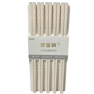 抗菌防霉筷子家用高档新款合金筷特别好看的高端餐具家庭一人一筷