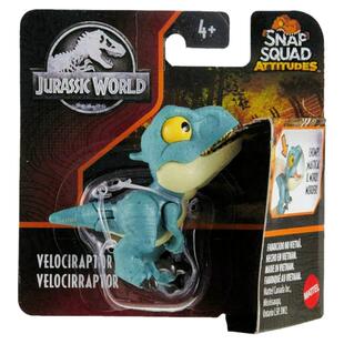 美泰侏罗纪世界2小型收藏恐龙 玩具模型公仔可动迅猛龙霸王龙沧龙