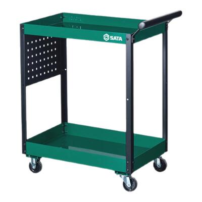 世达工具车二层汽车维修汽修机修修理工具零件专用省力小推车sata