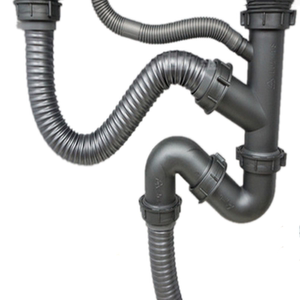 厨房洗菜盆下水管道双槽水洗菜池下水排水管下水器水槽下水管套装