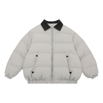 男童羽绒服中长款防水白鸭绒外套