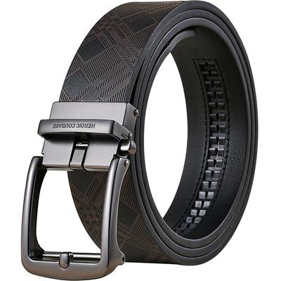 海澜之家皮带男士2023新款伪针扣